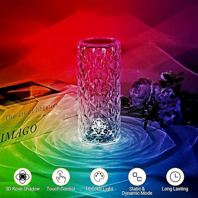 Rechargeable LED Table Lamp with Remote Control