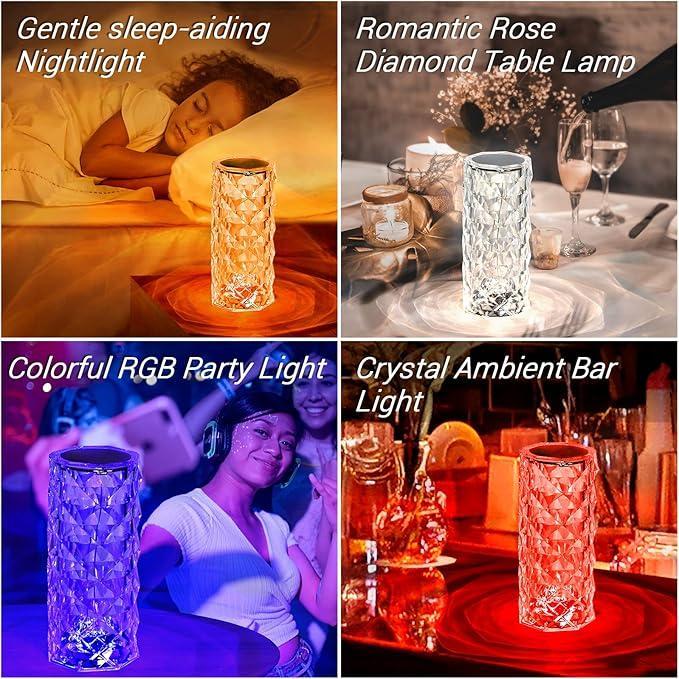 Rechargeable LED Table Lamp with Remote Control