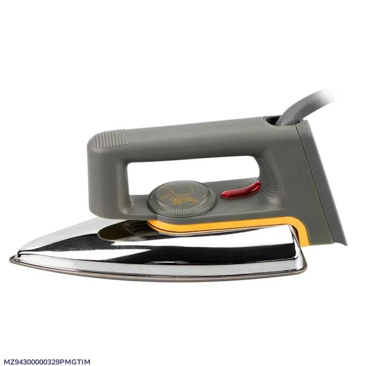 Stainless Steel Dry Iron Black Ergonomic Handle