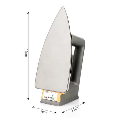 Stainless Steel Dry Iron Black Ergonomic Handle
