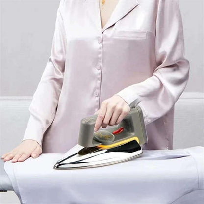 Stainless Steel Dry Iron Black Ergonomic Handle