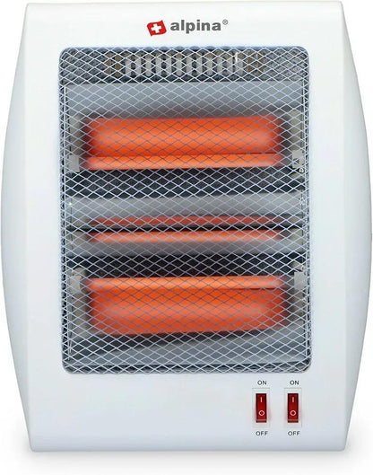 Electric Quartz Heater for Home Office 400W Stainless Steel