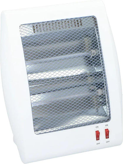Electric Quartz Heater for Home Office 400W Stainless Steel