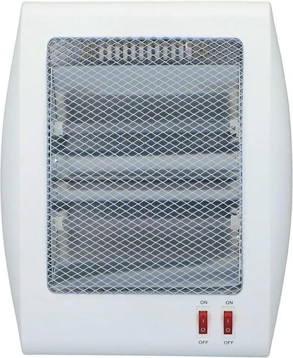 Electric Quartz Heater for Home Office 400W Stainless Steel