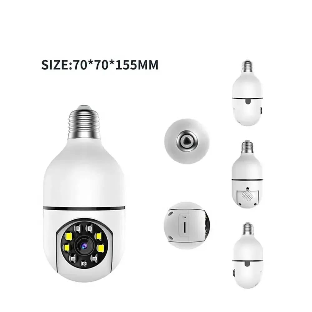 360 View Security Camera White ABS HD WiFi