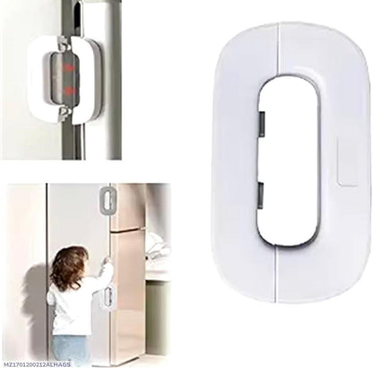 White ABS Plastic Drawer Lock for Kids Safety