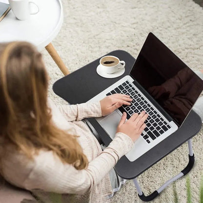 Black Foldable Laptop Table for Home or Office