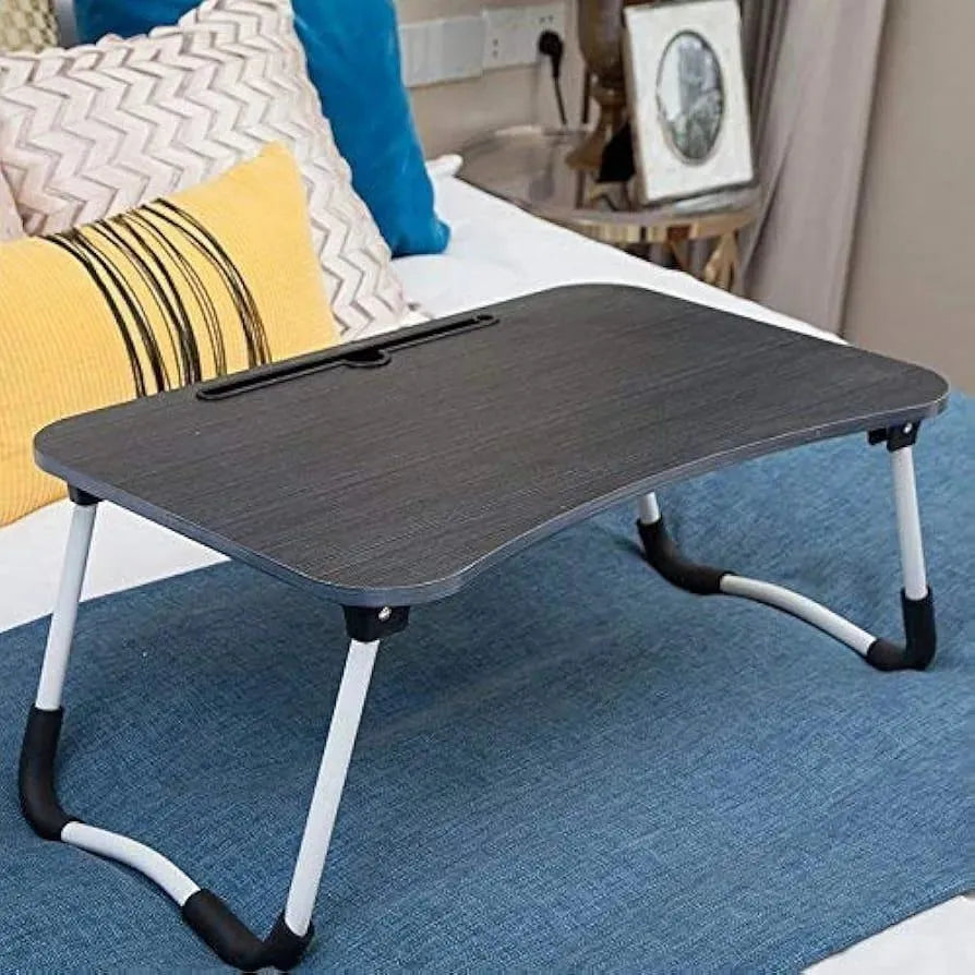 Black Foldable Laptop Table for Home or Office