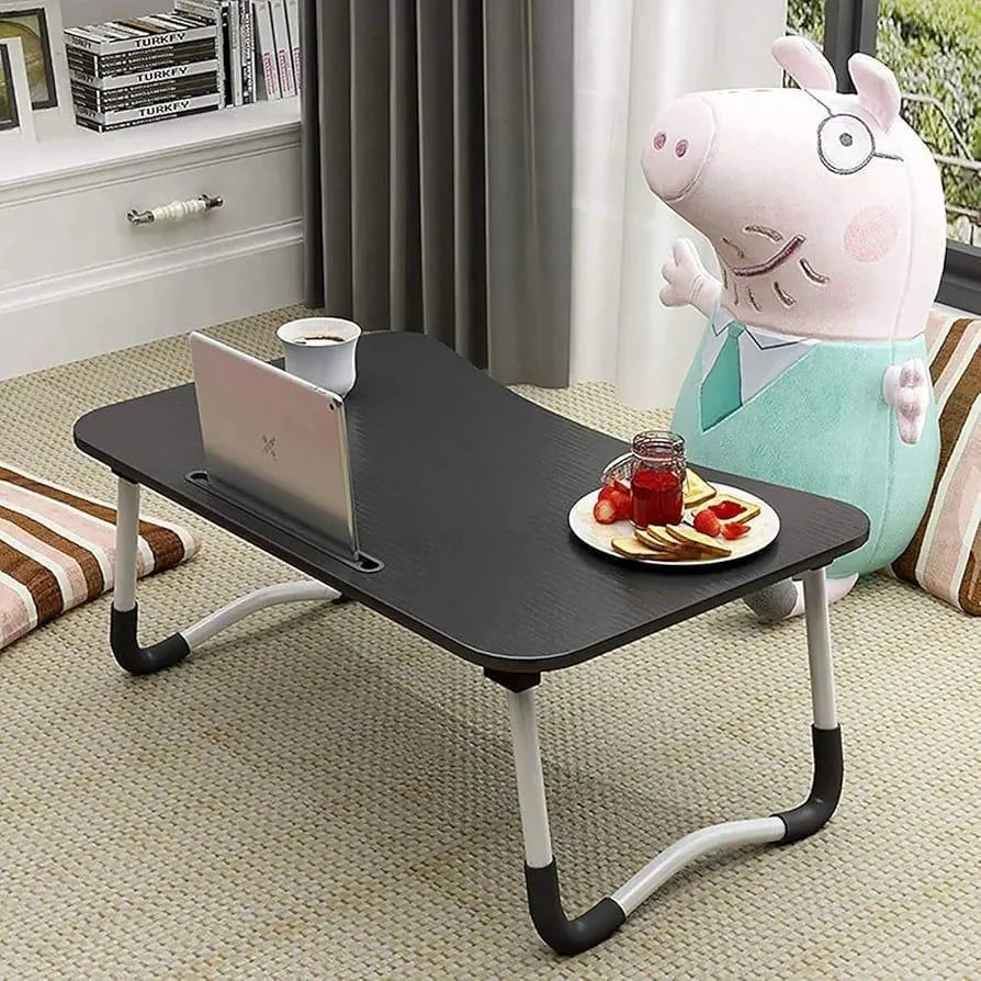 Black Foldable Laptop Table for Home or Office