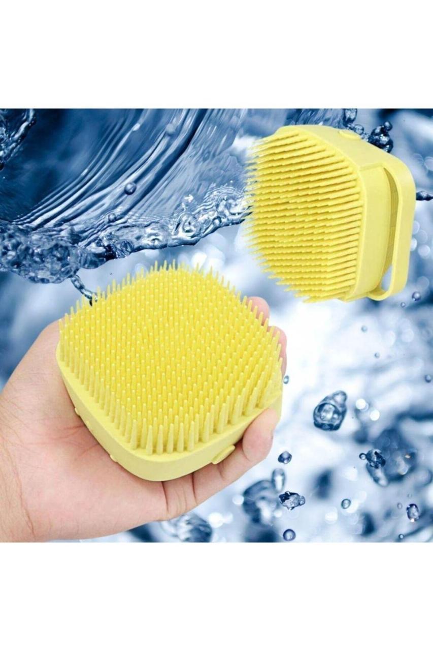 Water Resistant Silicone Soap Dispenser 50ml Yellow