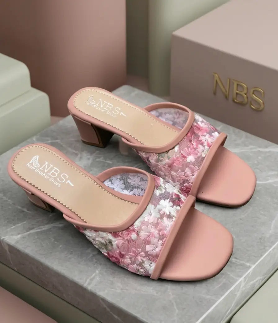 Women's Microfiber Fancy Block Heels