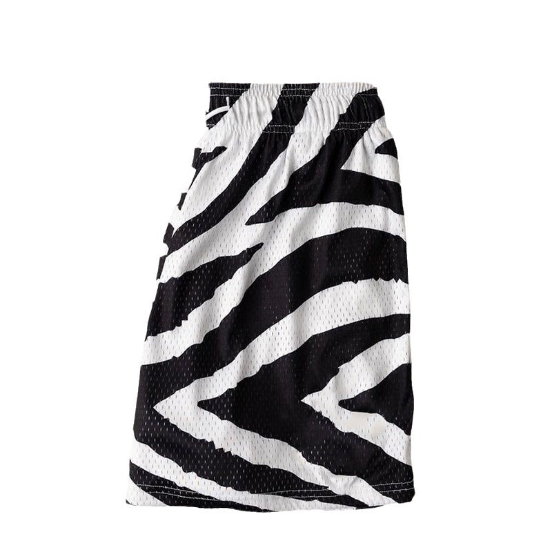 Men Printed Sports Shorts Trendy Casual Running Fit