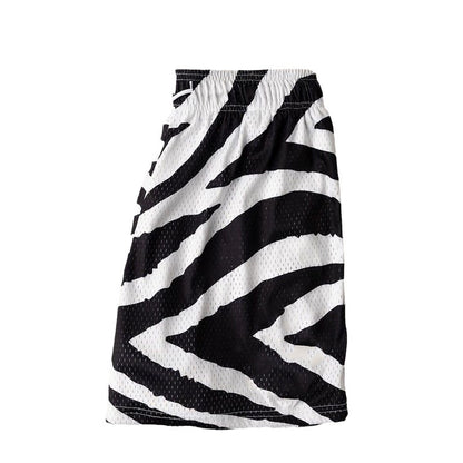 Men Printed Sports Shorts Trendy Casual Running Fit