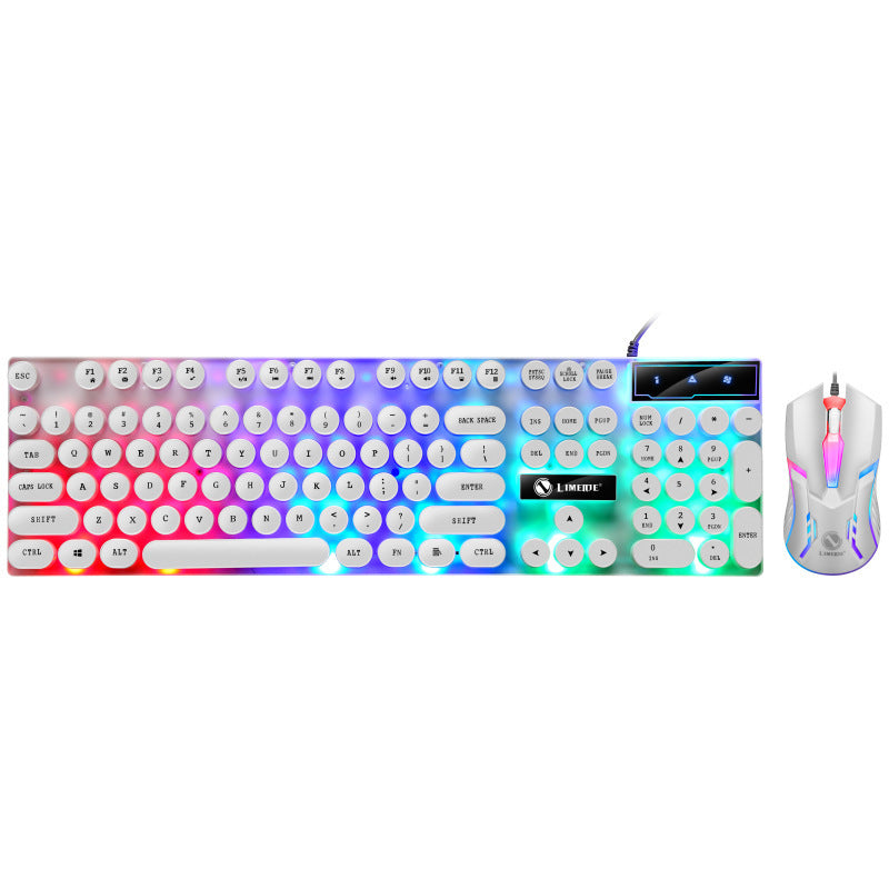 GTX300 Retro Punk Mechanical Keyboard Mouse Set