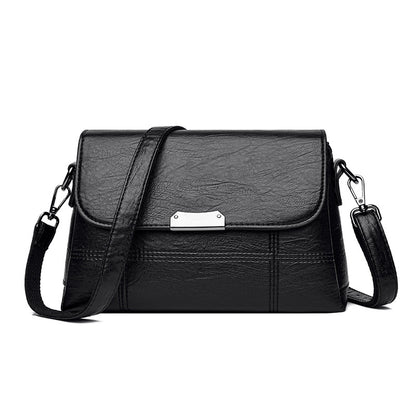 Black Korean Style Messenger Bag for Women