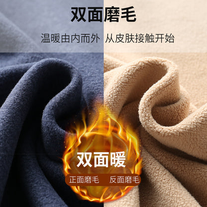 Women Velvet Thermal Underwear Set Autumn Warm Fleece Pants