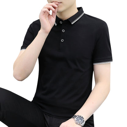 Men's Grey Casual Polo Shirt Summer 2025