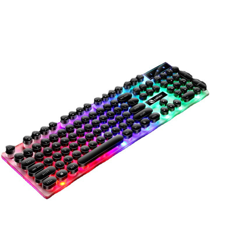 GTX300 Retro Punk Mechanical Keyboard Mouse Set