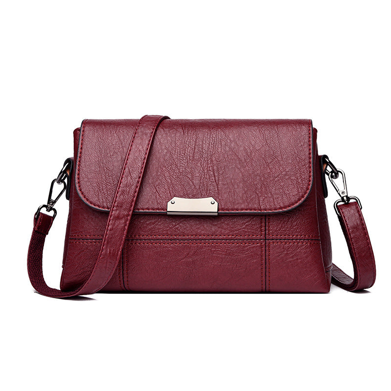 Black Korean Style Messenger Bag for Women