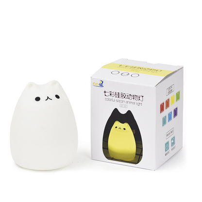 Cute Cartoon Cat Night Light for Kids Room Desk