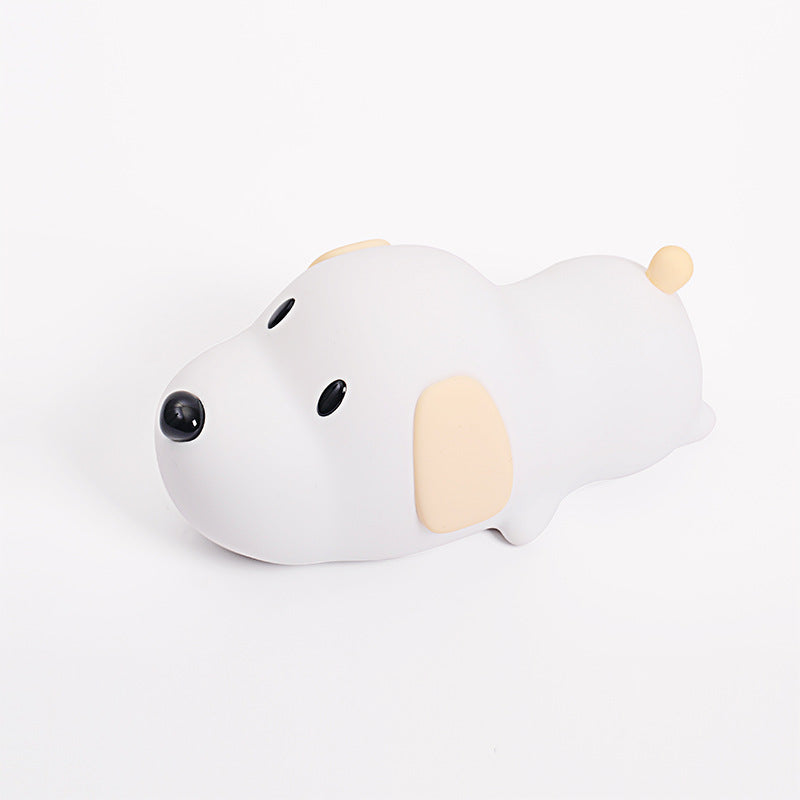 USB Rechargeable Silicone Mouse Night Light for Kids Room