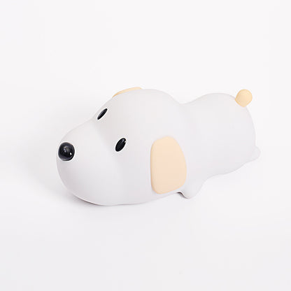 USB Rechargeable Silicone Mouse Night Light for Kids Room
