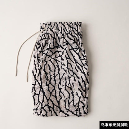 Men Printed Sports Shorts Trendy Casual Running Fit