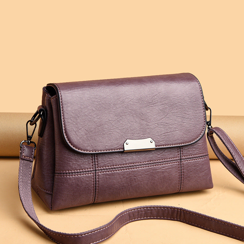 Black Korean Style Messenger Bag for Women