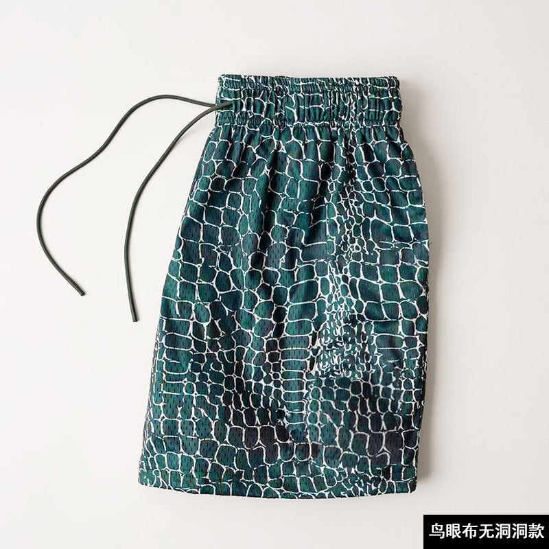 Men Printed Sports Shorts Trendy Casual Running Fit