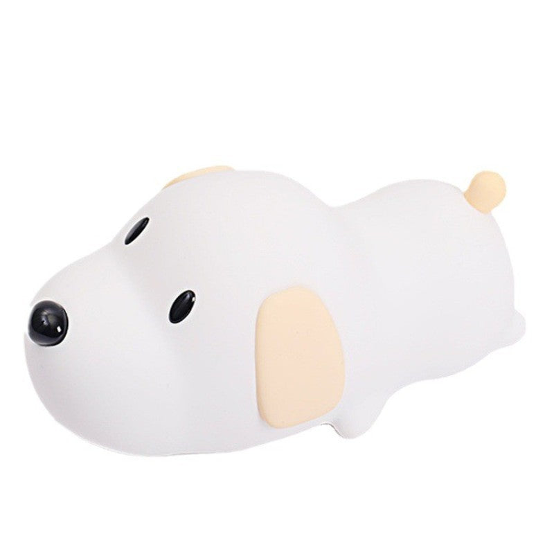 USB Rechargeable Silicone Mouse Night Light for Kids Room