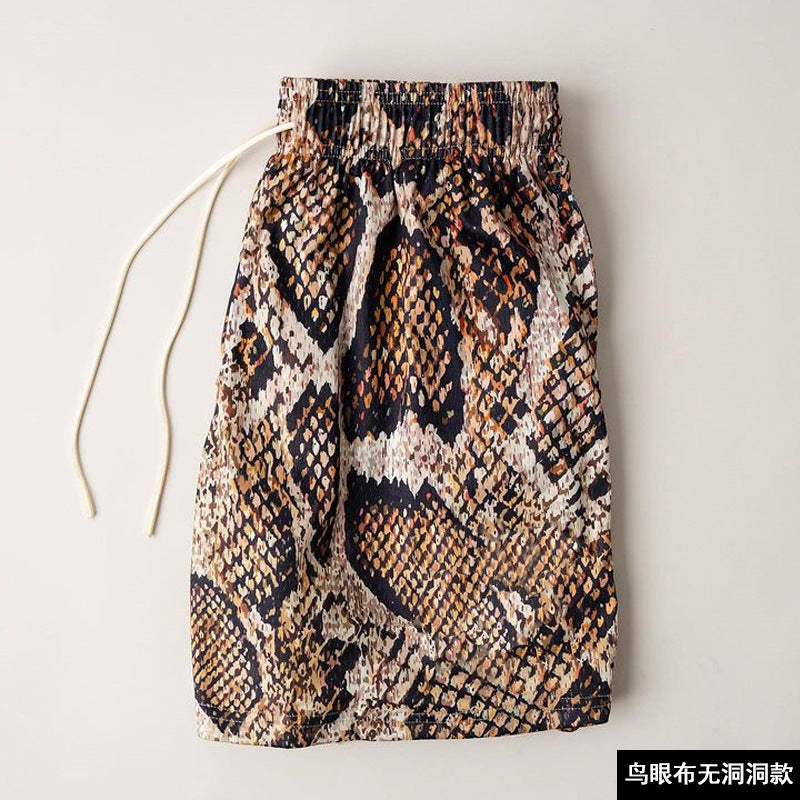 Men Printed Sports Shorts Trendy Casual Running Fit