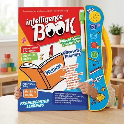 Interactive Phonetics Learning Book for Kids Red Yellow Blue