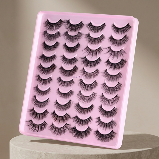 20 Pairs 3D False Eyelashes for Pakistani Women