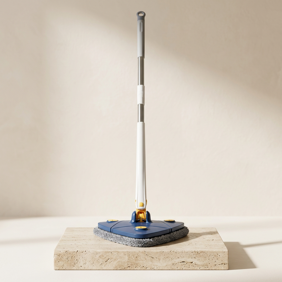 360 Degree Triangle Twister Mop Blue 130cm