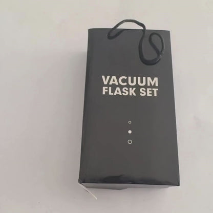 3 Cup 500ML Double-Layer Stainless Steel Vacuum Flask Set | Hot & Cold | Travel Thermos | RANDOM COLOR